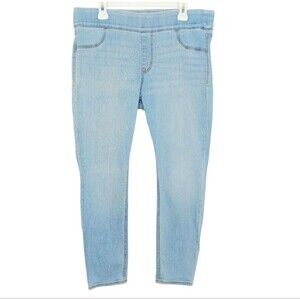 OLD NAVY Light Wash Jeggings 16 Petite Stretch Pull-On Sculpting Smoothing Curvy